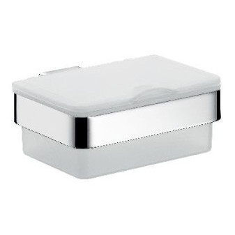 LOFT box na papírové kapesníky satin, chrom