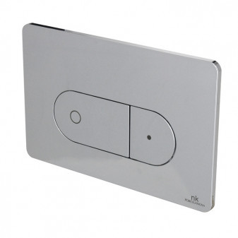 SMART LINE OVAL - tlačítko pro WC duální splachování, chrom