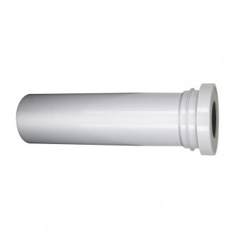 COMPLEMENTOS Vodorovná odpadní trubka 400 x 100 mm z PVC, pro duální vývody nebo WC mísy P-trap,