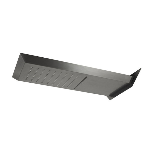 OXO hlavová sprcha 52,9x25,7cm, s kaskádou, brushed titanium