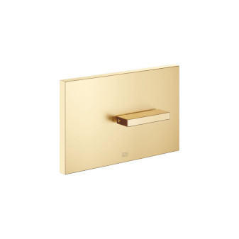 Cover plate for the concealed WC cistern made by TeCe, brushed Durabrass