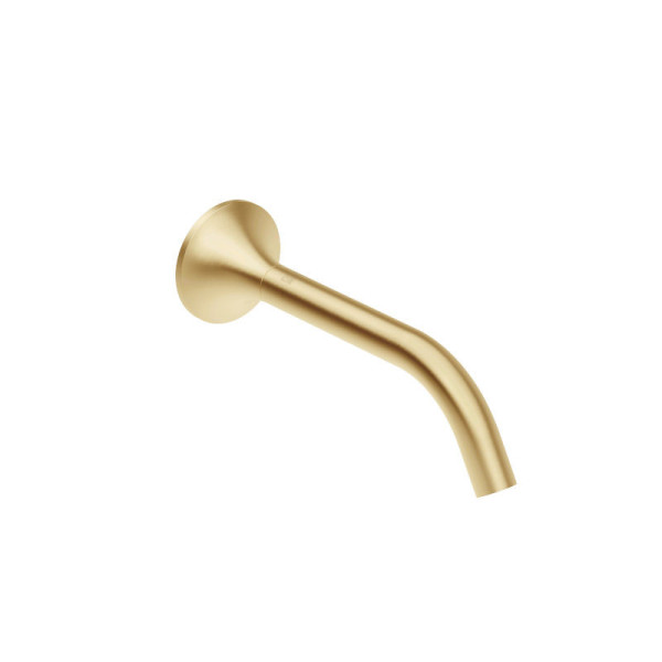 VAIA Nástěnný umyvadlový výtok bez odtokové soupravy, brushed Durabrass