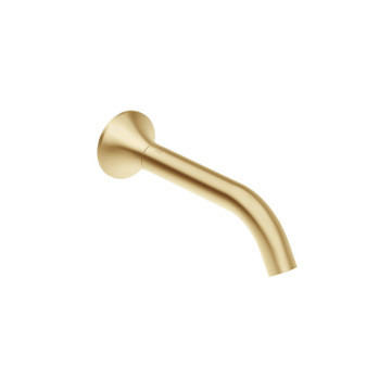 VAIA Nástěnný vanový výtok, brushed Durabrass