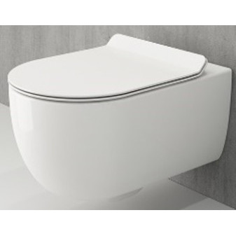 V-Tondo závěsné WC Rimless 54cm, bílá lesklá