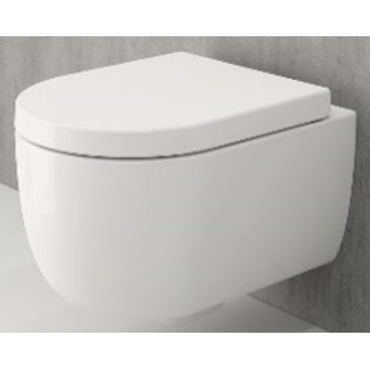 V-Tondo závěsné WC Rimless 49cm, bílá lesklá