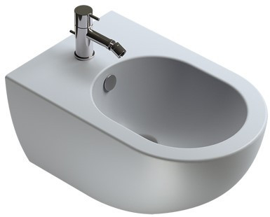 Sfera 54 bidet závěsný, Matný cement