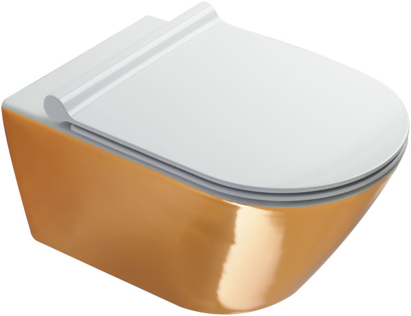 ZERO NF 55 WC ZÁVĚSNÉ Zlatá/Bílá
