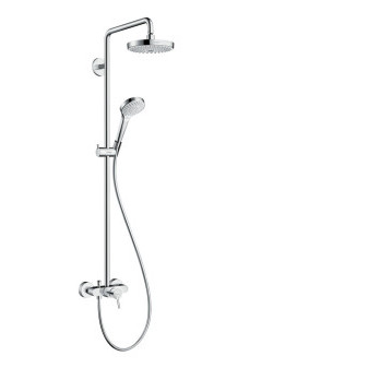 HG Croma Select S 180 Showerpipe páková baterie bílá/chrom