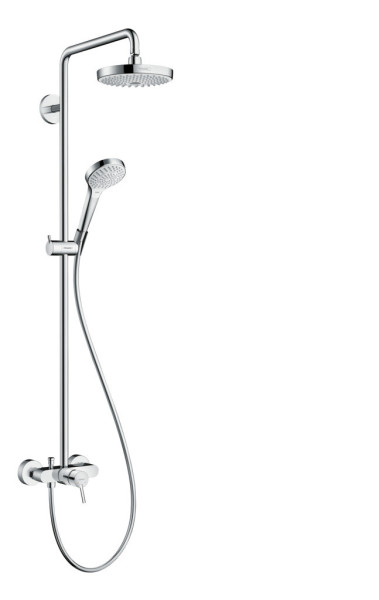 HG Croma Select S 180 Showerpipe páková baterie bílá/chrom