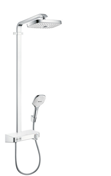 HG Raindance Select E 300 2jet Showerpipe EcoSmart ShowerTablet bílá/chrom