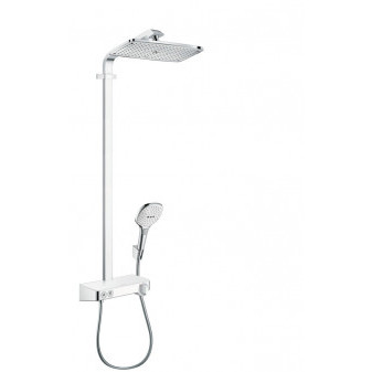 HG Raindance Select E 360 ST ShowerPipe bílá/chrom