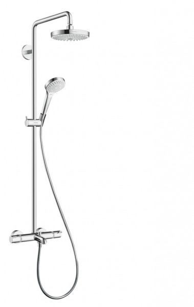 HG Croma Select S 180 Showerpipe termost. k vaně bílá/chrom