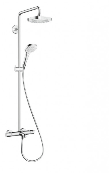 HG Croma Select E 180 Showerpipe termost. k vaně bílá/chrom