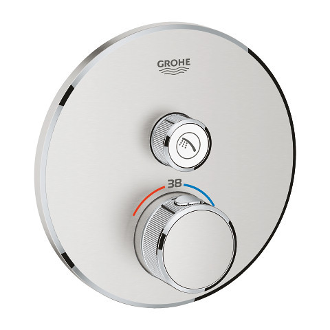 Grohtherm SmartControl Termostat pro podomítkovou instalaci s jedním ventilem, supersteel