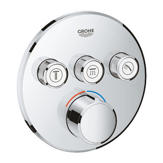 GROHE SMARTCONTROL MIXER Krytka podomítkové baterie se 3 ventily, chrom