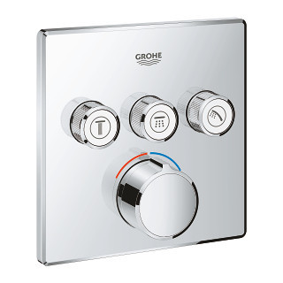 GROHE SMARTCONTROL MIXER Krytka podomítkové baterie se 3 ventily, chrom