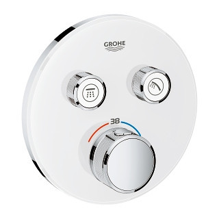 Grohtherm SmartControl Termostat pro podomítkovou instalaci se dvěma ventily, měsíční bílá