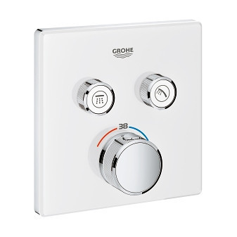 Grohtherm SmartControl Termostat pro podomítkovou instalaci se dvěma ventily, měsíční bílá