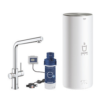 GROHE Red II Duo Výpusť a bojler, velikost L, chrom