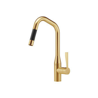 SYNC PROFI Dřezová baterie s vytahovací sprškou, brushed Durabrass