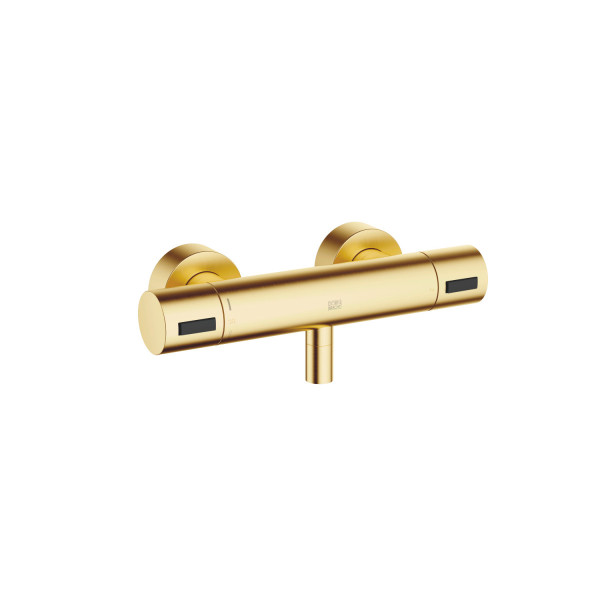 Sprchový nástěnný termostat, brushed Durabrass