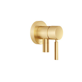 META Sprchová podomítková baterie, brushed Durabrass