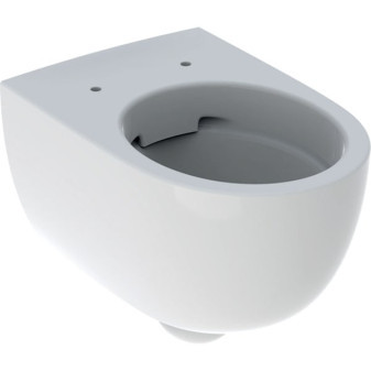 Závěsné WC Selnova Premium s hlubokým splachováním, zvýšené, uzavřený tvar, Rimfree, 53cm, Bílá