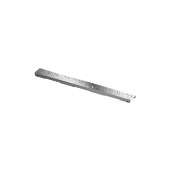 TECEdrainline, designová mřížka ocelová leštěná, design 'drops' L 700 mm