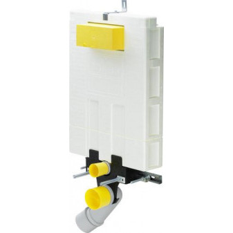 MONO-WC predstenovy blok, 1130/980 x 510, plast / citronove-zlutá