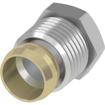 TECEflex šroubení se svěrným kroužkem 15 mm x 1/2'