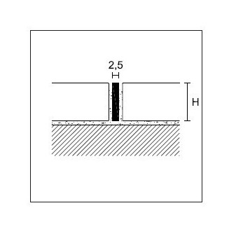 PROJOINT 799/10 - oddělovací spoje 270cm, nerez ocel