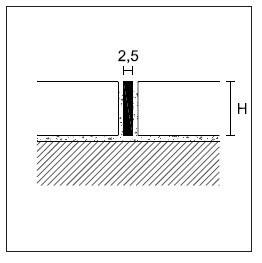 PROJOINT 799/10 - oddělovací spoje 270cm, nerez ocel