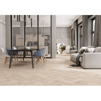 Chevron Artwood Bone (69740 Ant) dlažba 60×120 cm
