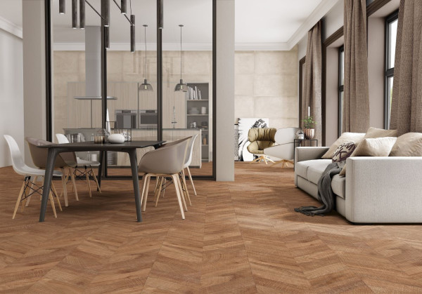 Chevron Artwood Nut (69744 Ant) dlažba 60×120 cm