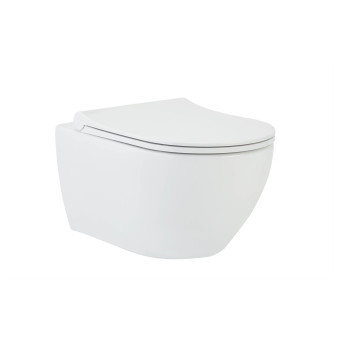 Knidos set WC závěsné s odnímatelným sedátkem slim se soft close, bílá