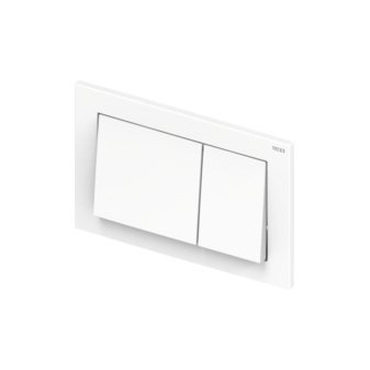 TECEbase ovládací tlačítko pro WC, dvojčinné, bílá