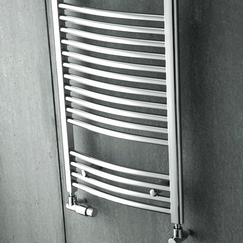 Zehnder Aura Bow PBTCN-080-060 prohnuté přip.vnější chrom