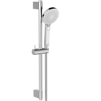 IdealRain Evo Sprchová kombinace: tyč 600 mm s 3-funkční ruční sprchou CIRCLE ?110 mm, chrom