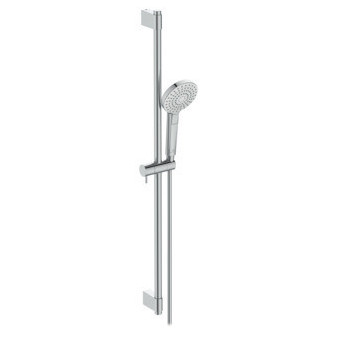 IdealRain Evo Sprchová kombinace: tyč 900 mm s 3-funkční ruční sprchou CIRCLE ?110 mm, chrom