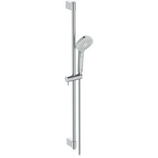 IdealRain Evo Sprchová kombinace: tyč 900 mm s 3-funkční ruční sprchou DIAMOND 115 mm, chrom
