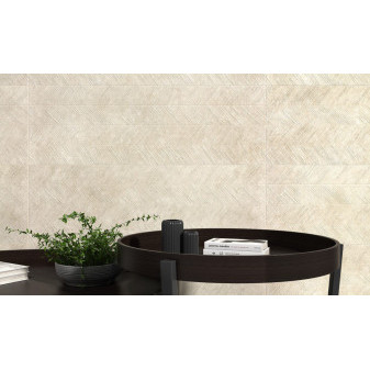 Cello Espiga Marfil dekor 30×90×0,9 cm, mat, rektifikace