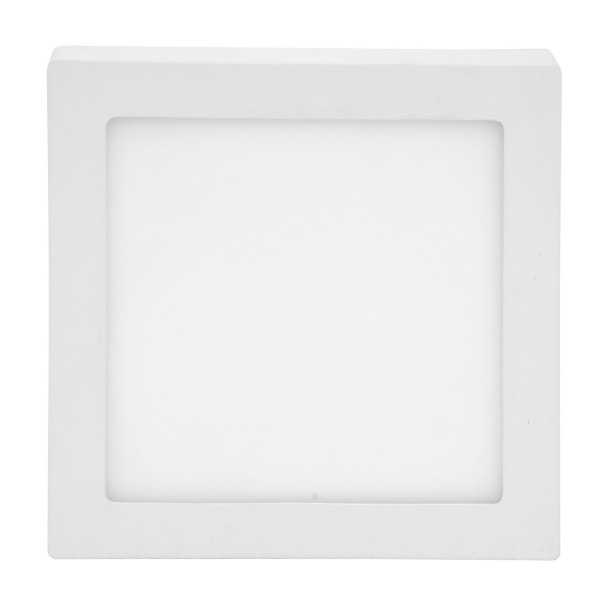 LED svítidlo přisazené CSQ-18W - 4100K - hranaté 225x225mm, bílé