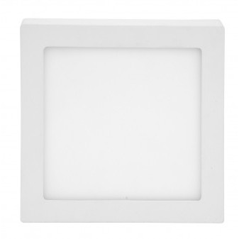 LED svítidlo přisazené CSQ-18W - 4100K - hranaté 225x225mm, bílé