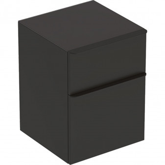 Boční skříňka Smyle Square se dvěma zásuvkami, 45x60x47cm, Láva