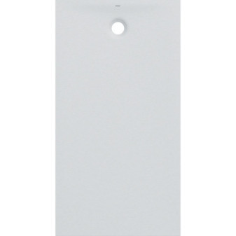 Obdélníková sprchová vanička Olona, 100x80x4cm, Bílá / Matný