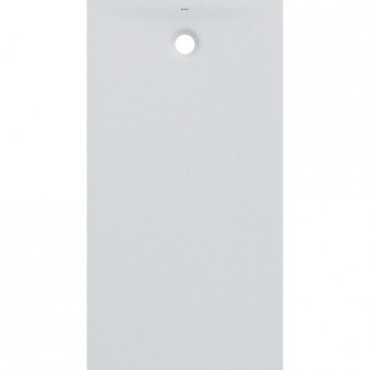 Obdélníková sprchová vanička Geberit Olona: L=100cm, B=80cm, H=4cm, Bílá / Matný