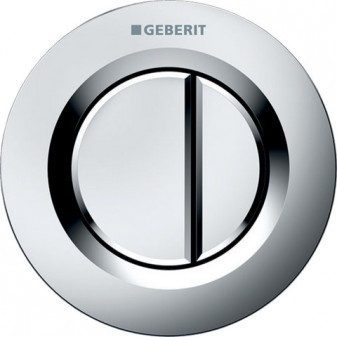 Oddálené ovládání Geberit typ 01, pneumatické, pro 2 množství splachování, tlačítko pod omítku:
