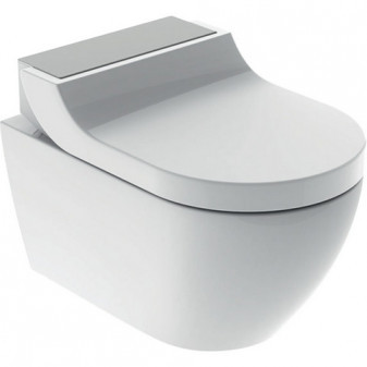 Kompletní závěsné WC Geberit AquaClean Tuma Comfort: Nerezová ocel kartáčovaná