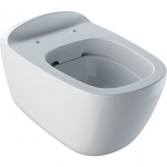 Závěsné WC Geberit Citterio s hlubokým splachováním, uzavřený tvar, Rimfree: T=56cm, Bílá / Kera