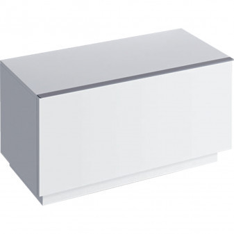 Boční skříňka Geberit iCon se zásuvkou, stojící na podlaze: B=89cm, H=47.2cm, T=47.7cm, Lak matn